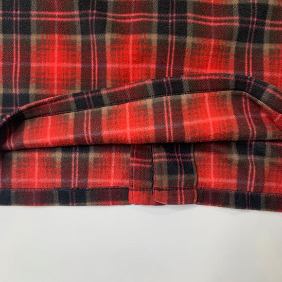 Skims Shirt Men Large Flannel Pajama Top Buffalo Plaid Chest Pocket Lounge Shirt - Picture 8 of 11